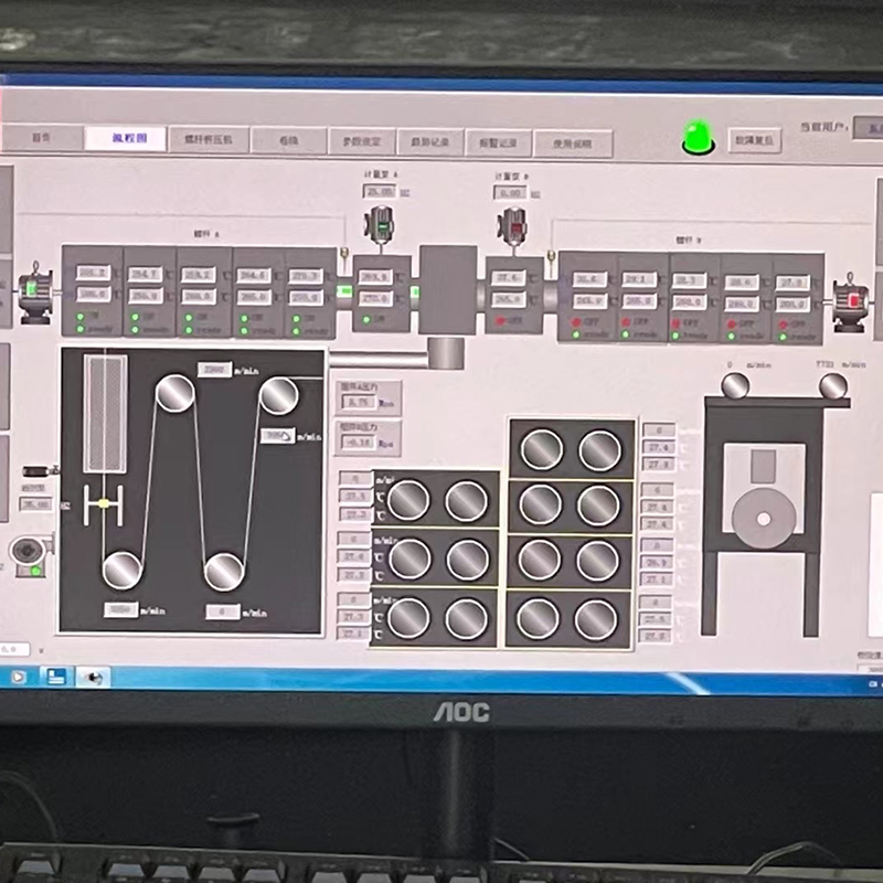 Máquina de hilar piloto Draw and Spin BCF