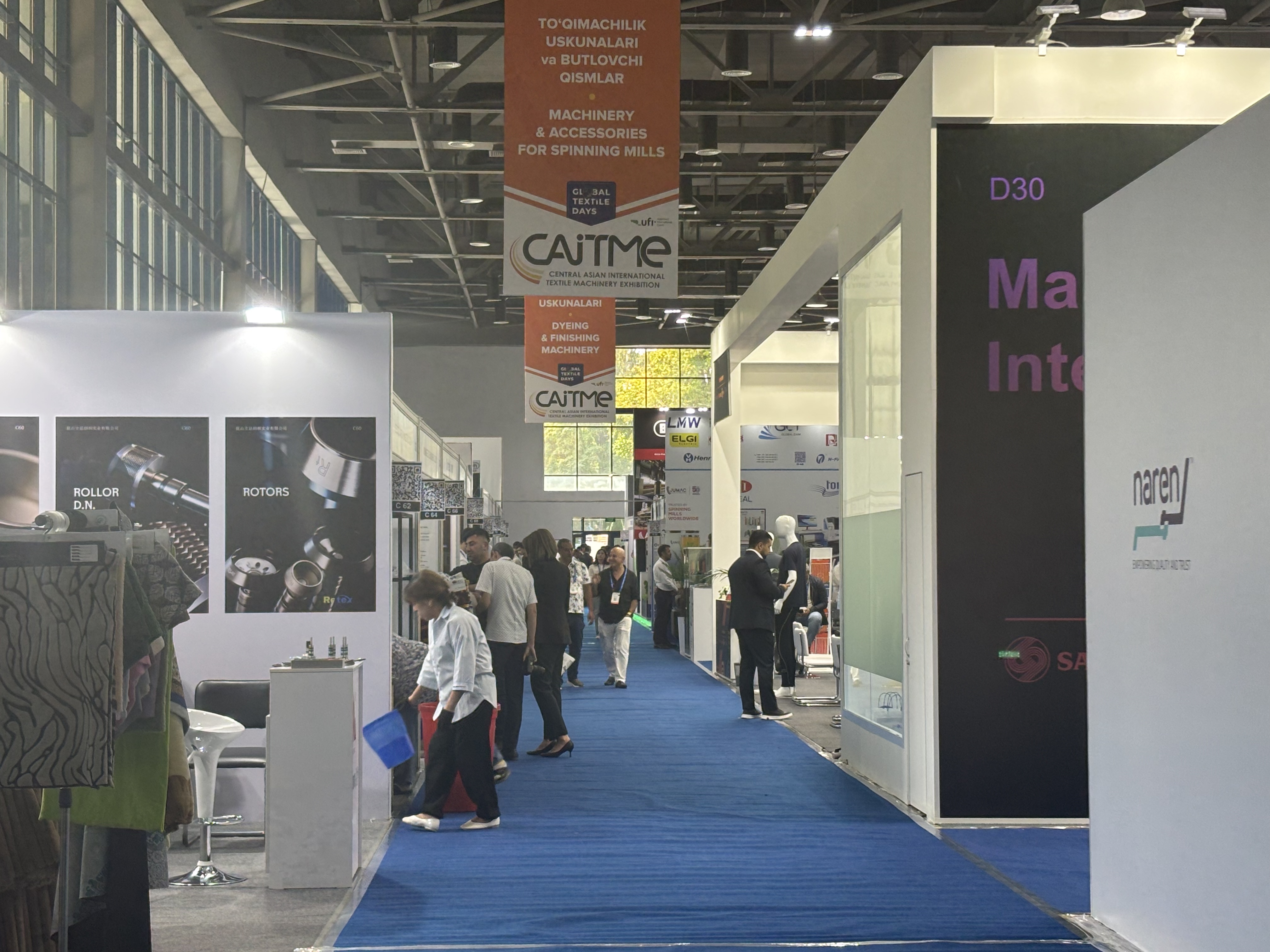 Jiaxing Shengbang presenta una innovadora tecnología de hilado por fusión en CAITME 2025 en Tashkent